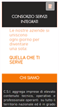 Mobile Screenshot of consorzio-si.it